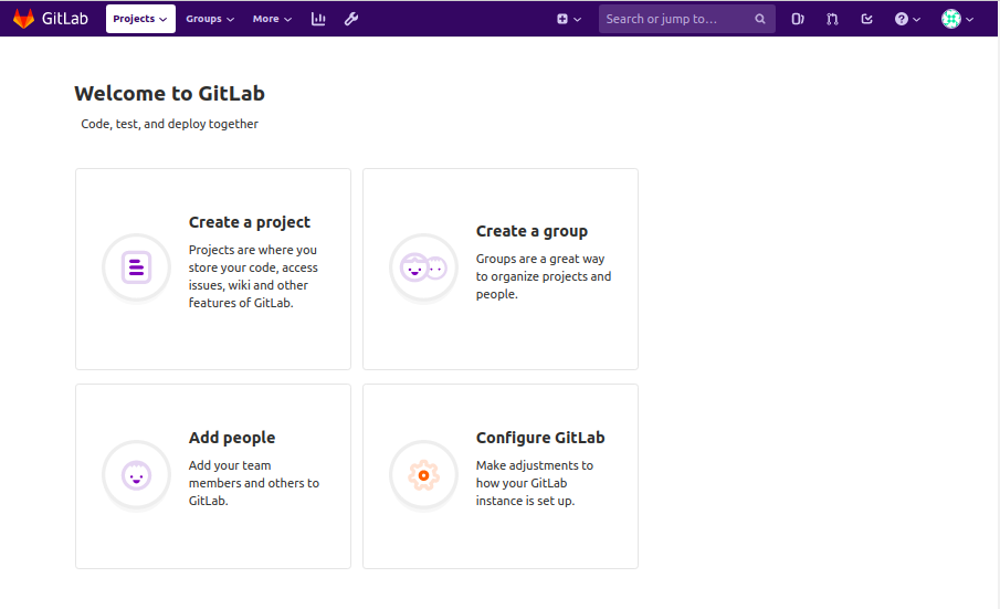 PRÁCTICA 1. CREAR Y GESTIONAR NUESTRO SERVIDOR DE GITLAB ...